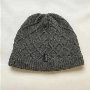 Patagonia Gray Knit Beanie